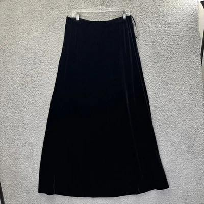NWT Alex Evenings Black Velvet Maxi Skirt Whimsigoth Holiday Stretch Y2K Size XL - Image 1 of 4