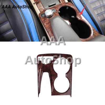 Cubierta de cambio de marchas para consola central de madera de ágata para Mercedes-Benz GLK 2013-2015 Foto 1 de 4