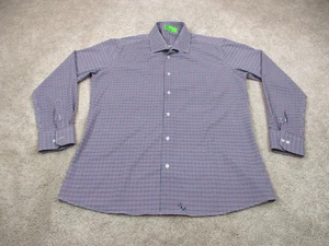 State & Liberty Shirt Mens 2XL XXL White Red Blue Performance Stretch Button Up - Picture 1 of 11