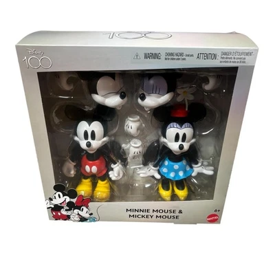 Disney 100 Años de Maravilla Minnie y Mickey Mouse Conjunto de Figuras de Acción Mattel Nuevo Foto 1 de 4