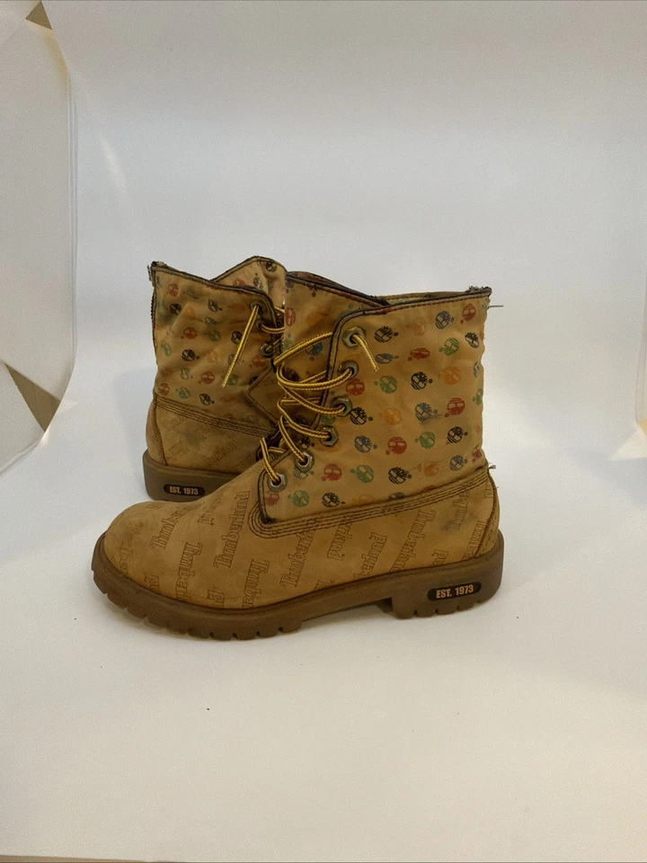 Timberland 4.5 Unisex Roll Top Raro De Colección Trabajo Senderismo Bota Foto 1 de 4