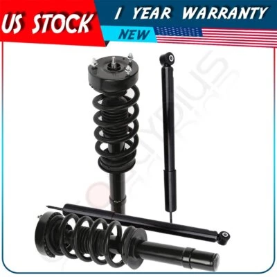 2x Front Complete Struts Mounts and 2x Rear Shocks Fits 2012-2017 Dodge Charger - Image 1 of 4