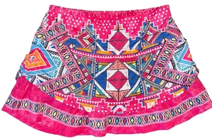 Lucky in Love Pretty in Ink Tennis Pickle Ball Skirt Skort Girl's Small 7-8 - Picture 1 of 2
