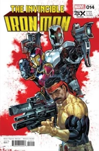 Cubierta de Kael Ngu Invincible Iron Man (2023) #14 (#664) casi nueva - Imagen 1 de 1