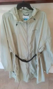 Columbia Women's Parkette™ Long Windbreaker Tan Size 2x NEW W/Tag - Picture 1 of 10