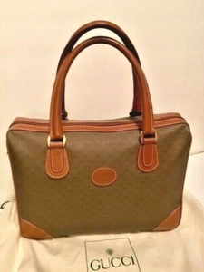 GUCCI VINTAGE SATCHEL  - Picture 1 of 11