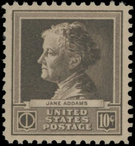 1940, USA JANE ADAMS, 10C BROWN, PF CERT SUPERB 98, NH, SC. #878 - Picture 1 of 3