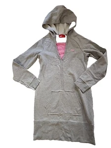 Puma Girls XL Long-Sleeve Sweater Hooded Pullover Long Dress - Picture 1 of 11