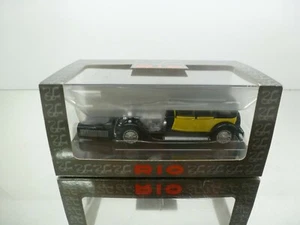 RIO ITALY 4214 BUGATTI TYPE 41 ROYALE - BLACK + YELLOW 1:43 - GOOD IN BOX - Imagen 1 de 9