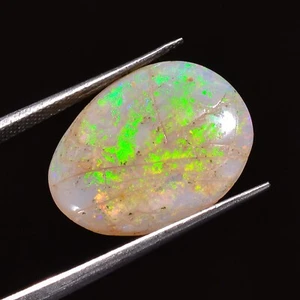 5.5 Ct 100% Natural Australian Opal Oval Shape Cabs Loose Gemstone 18X14X4 mm - Picture 1 of 7