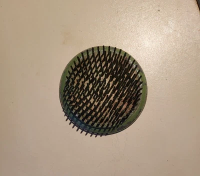 VOGUE Vintage Flower Frog Cast Iron 2.5" Garden Collectible - Image 1 of 2