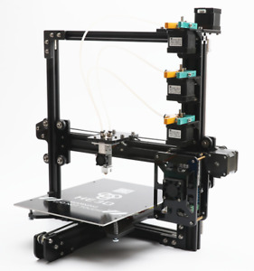 HE3D Tri-Couleur Bricolage 3D Imprimante Kits, 3 IN 1 Sortie Extrudeuse, 200