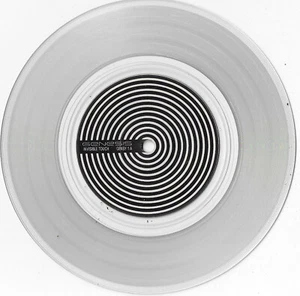GENESIS invisible touch 7" CLEAR VINYL_FOLD OUT SLEEVE _orig 1986 NEAR MINT - Picture 1 of 5