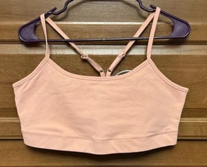 Reggiseno sportivo Torrid Racerback taglia 1 pullover cinturino regolabile rosa/pesca colore 242 - Foto 1 di 3