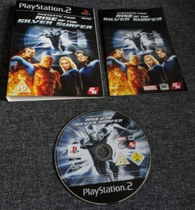 PS2 Fantastic 4: Rise Of The Silver Surfer – SLES 54776 - Playstation 2 NO CASE - Picture 1 of 2
