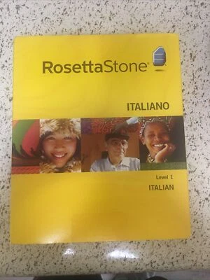 Rosetta Stone, Italiana, Nivel 1, Versión 3, CD-ROM WIN/MAC, Edición Personal Foto 1 de 2
