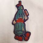 Vintage Walking soda Bottle With Straw Hat Patch