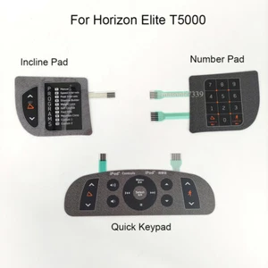 Johnson Horizon Elite T5000 Treadmill Button Membrane Switch Panel Keypad - Picture 1 of 8