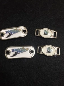 2 ~Tampa Bay Devil Rays MLB Paracord Charms Oval or Mini Dog Tag shoelace charms - Bild 1 von 1