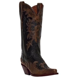 Dan Post Amy Brown and Black Boots DP3508 - Picture 1 of 2
