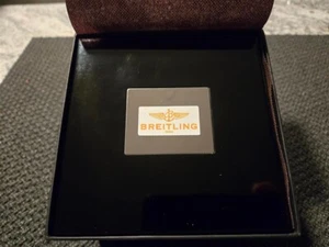 ℬ Breitling Watch Black Lacquer Piano Collector Presentation Storage Display Box - Picture 1 of 11