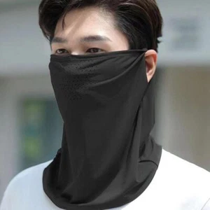 Men Women Neck Wrap Cover Sports Sunscreen Face Scarf Ice Silk Face Cover 9CF3 - Picture 1 of 19