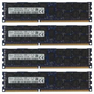 64GB Kit 4x 16GB DELL POWEREDGE R320 R420 R520 R610 R620 R710 R820 Memory Ram - Picture 1 of 1