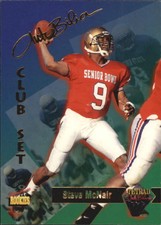 1995 Signature Rookies Tetrad Autobilia Multi-Sport Card #82 Steve McNair