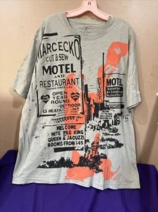 Marc Ecko Cut & Sew Motel & Restaurant Graphic Men's T-shirt Size 3XL - Picture 1 of 7