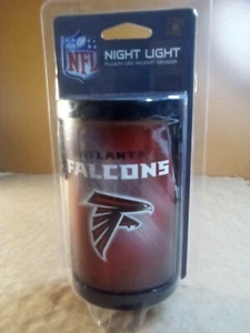 ATLANTA FALCONS PLUG-IN LED NIGHT LIGHT WITH LIGHT SENSOR NFL 3 SETTINGS SPORTS - Picture 1 of 2