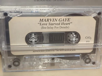 Marvin Gaye - Love Starved Heart Cassette Tape Advance Promo - Image 1 of 2