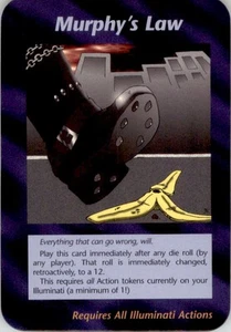 Illuminati 1995 Nuevo Orden Mundial Ley de Murphy - Imagen 1 de 2