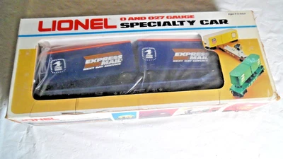 Lionel 6531 Express Mail Flatcar w/Vans  0/027 Door Box Car -Used -Org Box - Image 1 of 4