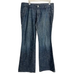 Diesel Medico Marlene Blue Jeans Hose 31X34 Wide Leg Schlaghose ITALY - Bild 1 von 5