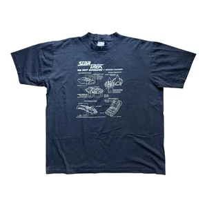 Vintage 1993 Star Trek The Next Generation Promo T-Shirt, Men’s Size XL - Picture 1 of 6