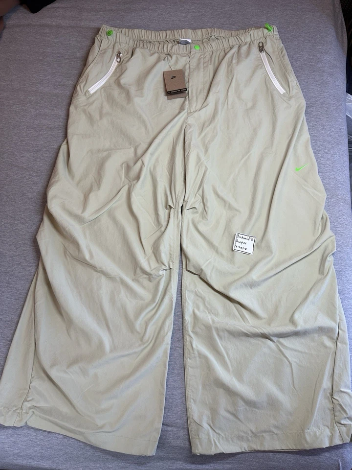 Men’s Nike Project F.R.O.G Parachute Pant Olive Aura & Green HJ3288-371 Size L