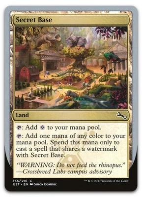 Secret Base (E) #165 (NM) Unstable UST Magic MTG - Image 1 of 2