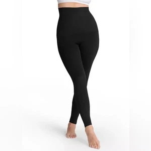 New SHAPERMINT Empetua High-Waisted Shaping Leggings BLACK Shapewear 4XL - Picture 1 of 9