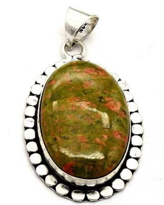 Unakite Ethnische Handgemachte Anhänger Schmuck 0,8" P 74 - Bild 1 von 4