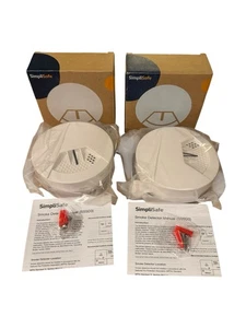 SIMPLISAFE SD3 SMOKE DETECTOR ALARM SSSD3 WHITE NEW 2 - Picture 1 of 2