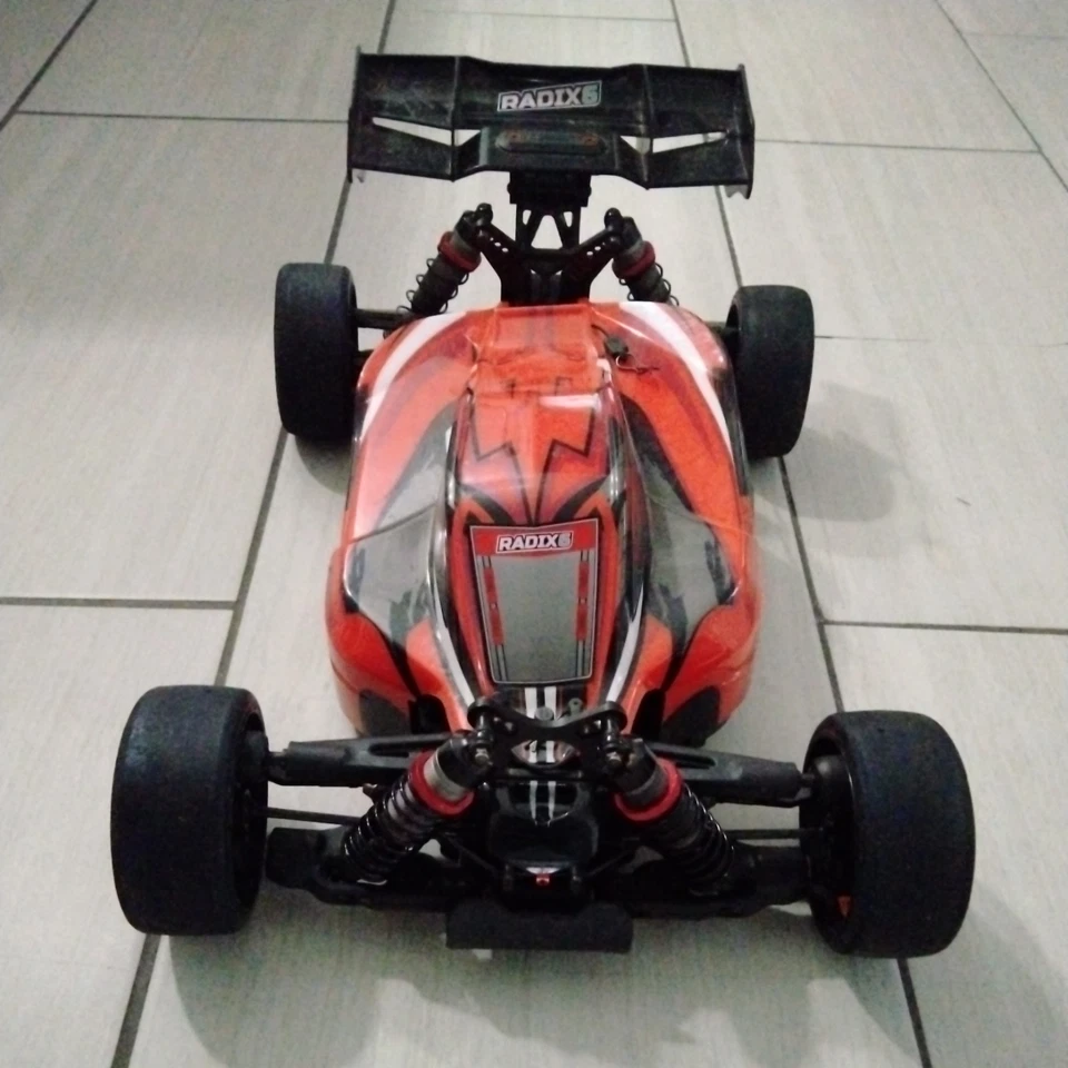 Team Corally Radix 6 1/8 Scale Buggy Roller with Body and new electronics.  - Image 1 of 4