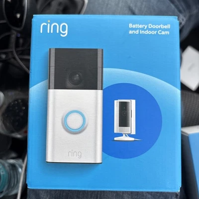 Ring Starter Set with Battery Doorbell and Indoor Cam - Image 1 of 4