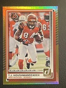 2025 Donruss T.J. Houshmandzadeh /84 SSP 84x84x84x Gold #195 Cincinnati Bengals - Picture 1 of 3