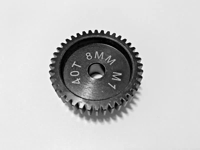 8MM 40T MOD 1 PINION GEAR Traxxas Losi Hpi Arrma Serpent Mugen Ofna Xl2 Redcat  - Image 1 of 3