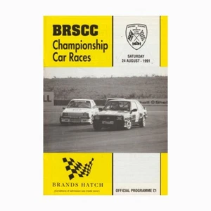 Brands Hatch BRSCC 24. August 1991 Rennprogramm - Bild 1 von 1