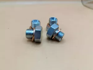 4x 1/4" BSP Acero Lavado Tapones Vapor Vivo - Imagen 1 de 1