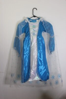 Disfraz de Princesa de Hielo Azul Nieve con Capa Extraíble Niña Talla 4/5T Nuevo con Etiquetas Foto 1 de 4