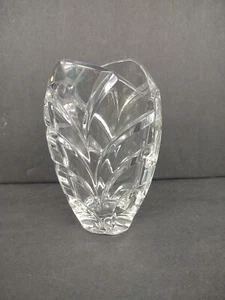 Marquis By Waterford Crystal Glass Vase Germany 6 3/4" tall clear vtg signed - Picture 1 of 11