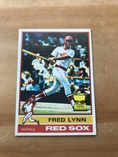 1976 TOPPS #50 FRED LYNN BOS RED SOX— SHARP💥*** (wph)