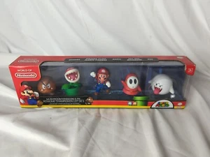World of Nintendo Super Mario Mushroom Kingdom 5 Figure Pack NIB - Picture 1 of 7